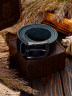 Ремень мужской черный с черной строчкой 40мм в темной коробке